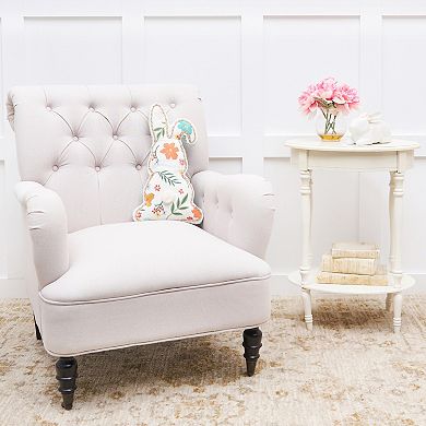 C&F Home Blossom Bunny Easter Throw Pillow