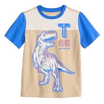 Boys 4-12 Jumping Beans® Short Sleeve Colorblock Graphic T-Shirt