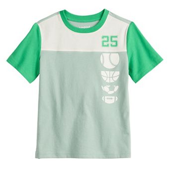Boys 4-12 Jumping Beans® Short Sleeve Colorblock Graphic T-Shirt