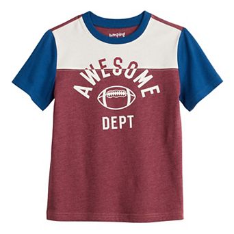 Boys 4-12 Jumping Beans® Short Sleeve Colorblock Graphic T-Shirt