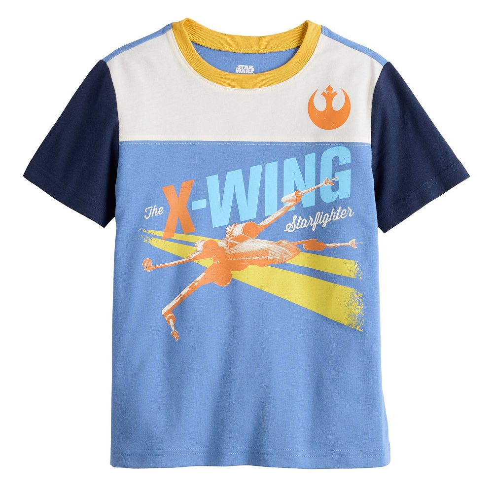 Boys 4-12 Jumping Beans® Star Wars Short Sleeve Colorblock Graphic Tee