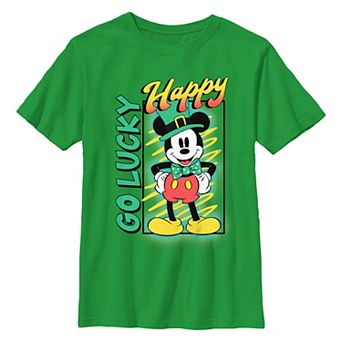 Disney's Mickey Mouse Go Lucky Boys 8-20 Graphic Tee