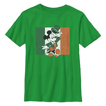 Disney's Mickey Mouse Irish Flag Boys 8-20 Graphic Tee