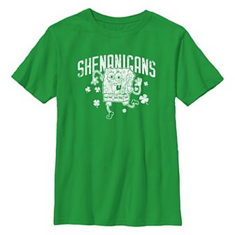 Boys 8-20 SpongeBob SquarePants Happy Shenanigans Graphic Tee