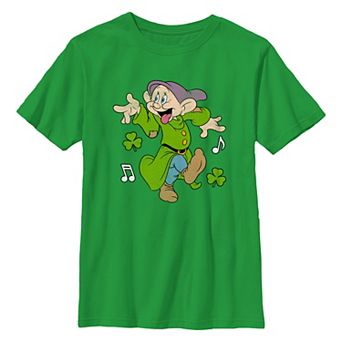 Disney's Snow White And The Seven Dwarfs Dopey Jig Dance Boys 8-20 Graphic Tee