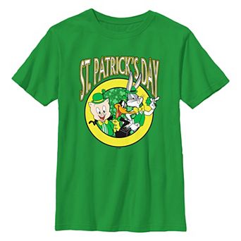 Boys 8-20 Looney Tunes St. Patrick's Day Buddies Graphic Tee