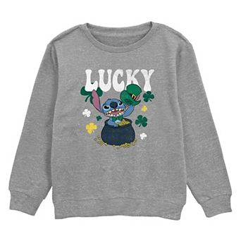 Disney's Lilo & Stitch Lucky Pot Of Gold Boys 8-20 Graphic Fleece