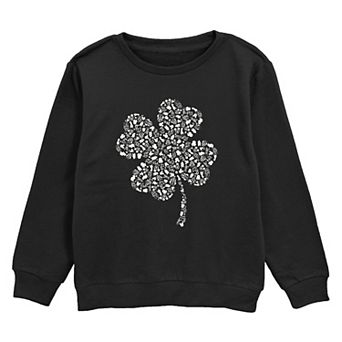 Disney's Mickey Mouse Icons Filled Clover Boys 8-20 Graphic Fleece