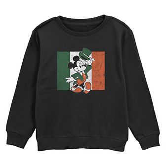 Disney's Mickey Mouse Irish Flag Boys 8-20 Graphic Fleece