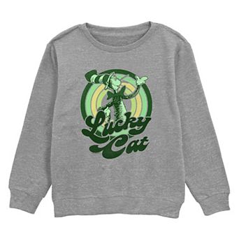 Boys 8-20 Dr. Seuss Lucky Cat Stamp Graphic Fleece
