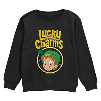 Boys 8-20 Lucky Charms Leprechaun Stamp Graphic Fleece