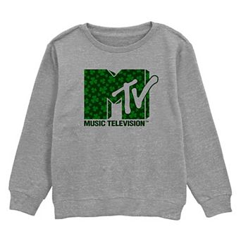 Boys 8-20 MTV Clover Print Logo Graphic Fleece