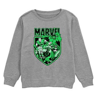 Boys 8-20 Marvel The Avengers Green Shield Graphic Fleece