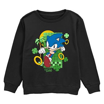 Boys 8-20 Sonic The Hedgehog Running Rings Graphic Fleece