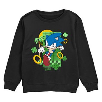 Boys 8-20 Sonic The Hedgehog Running Rings Graphic Fleece