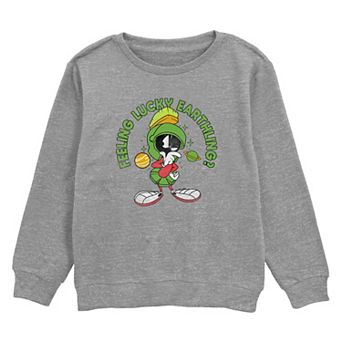 Boys 8-20 Looney Tunes Marvin Feeling Lucky Earthlings? Graphic Fleece