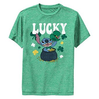 Disney's Lilo & Stitch Lucky Pot Of Gold Boys 8-20 Graphic Performance Tee