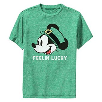 Disney's Mickey Mouse Feelin' Lucky Boys 8-20 Graphic Performance Tee