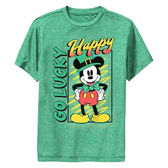 Disney's Mickey Mouse Go Lucky Boys 8-20 Graphic Performance Tee