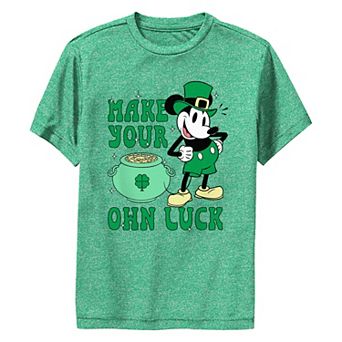 Disney's Mickey Mouse Make Your Own Luck Boys 8-20 Graphic Performance Tee