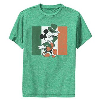 Disney's Mickey Mouse Irish Flag Boys 8-20 Graphic Performance Tee