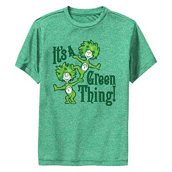 Boys 8-20 Dr. Seuss It's A Green Thing Graphic Performance Tee