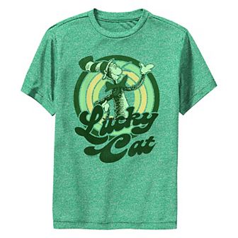 Boys 8-20 Dr. Seuss Lucky Cat Stamp Graphic Performance Tee