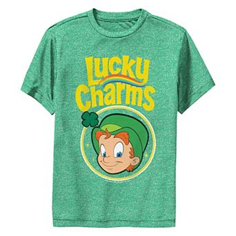 Boys 8-20 Lucky Charms Leprechaun Stamp Graphic Performance Tee