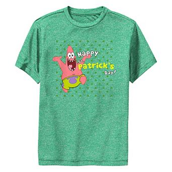 Boys 8-20 SpongeBob SquarePants Happy St. Patrick's Day Graphic Performance Tee