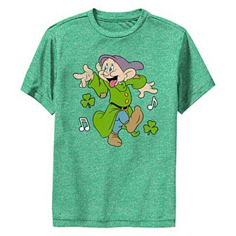Disney's Snow White And The Seven Dwarfs Dopey Jig Dance Boys 8-20 Graphic Performance Tee