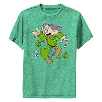 Disney's Snow White And The Seven Dwarfs Dopey Jig Dance Boys 8-20 Graphic Performance Tee