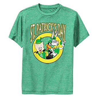 Boys 8-20 Looney Tunes St. Patrick's Day Buddies Graphic Performance Tee