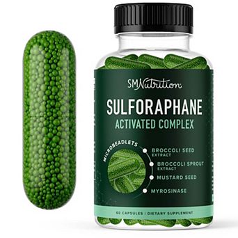 Activated Sulforaphane Complex Capsules, SMNutrition, 60 ct