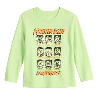 Baby & Toddler Boy Jumping Beans® Long Sleeve Holiday Graphic Tee