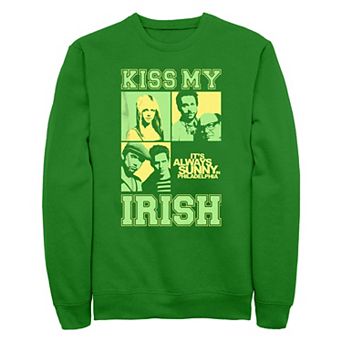 Men's It's Always Sunny In Philadelphia Kiss My Irish Graphic Fleece