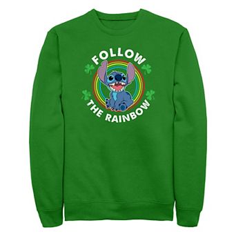 Disney's Lilo & Stitch Follow The Rainbow Men's Graphic Fleece