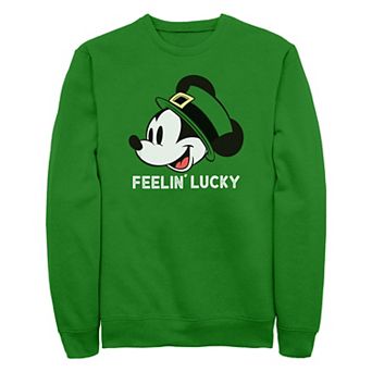 Disney's Mickey Mouse Feelin' Lucky Men's Graphic Fleece