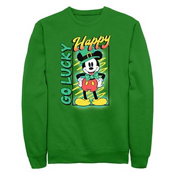 Disney's Mickey Mouse Go Lucky Men's Graphic Fleece
