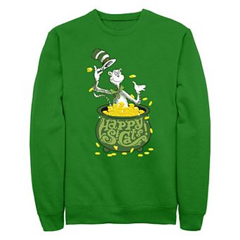 Men's Dr. Seuss Happy St. Cats Graphic Fleece