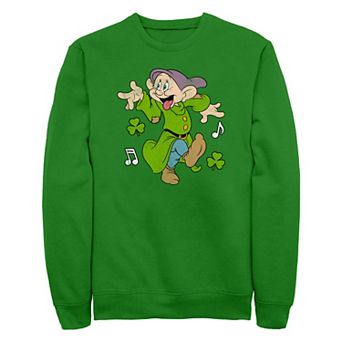 Disney's Snow White And The Seven Dwarfs Dopey Jig Dance Men's Graphic Fleece