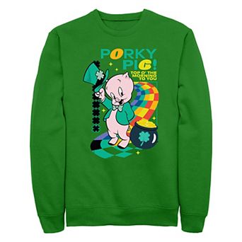 Men's Looney Tunes Porky Pig Top O' The Morning Graphic Fleece