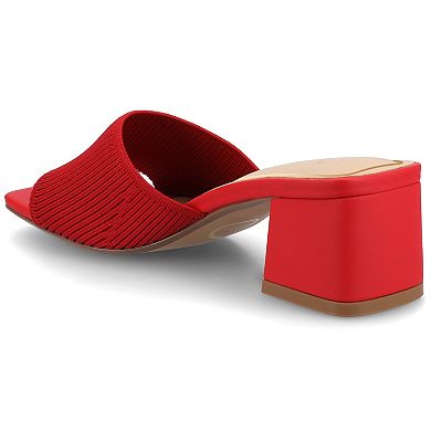 Journee Collection Shilin Women's Slip On Dress Sandals