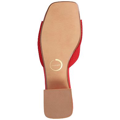 Journee Collection Shilin Women's Slip On Dress Sandals