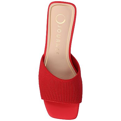 Journee Collection Shilin Women's Slip On Dress Sandals