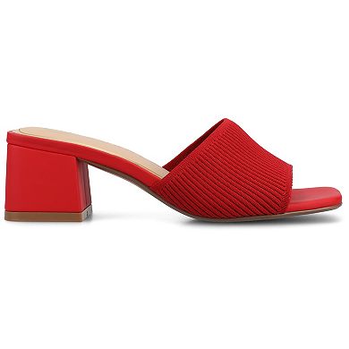 Journee Collection Shilin Women's Slip On Dress Sandals