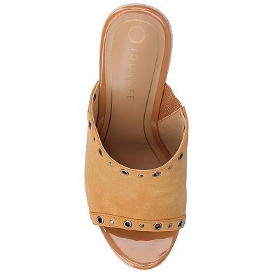 Journee Collection Yari Women's Platform Espadrille Wedge Sandals