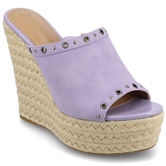 Journee Yari Women's Platform Espadrille Wedge Sandals