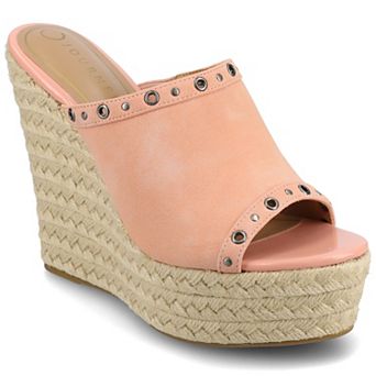 Journee Yari Women's Platform Espadrille Wedge Sandals
