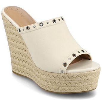 Journee Yari Women's Platform Espadrille Wedge Sandals