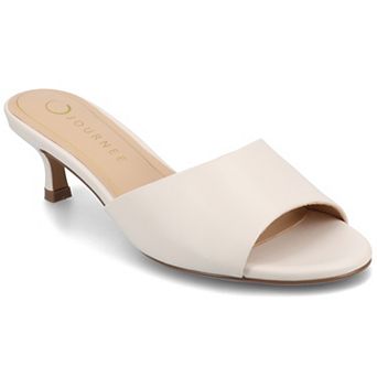 Journee Jeylah Single Band Kitten Heel Women's Dress Sandals